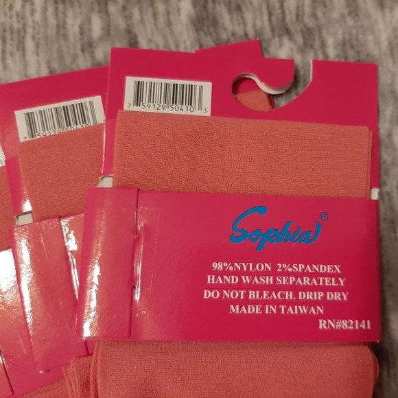 3 Pairs ladies coral knee high trouser socks NWT - Picture 4 of 4